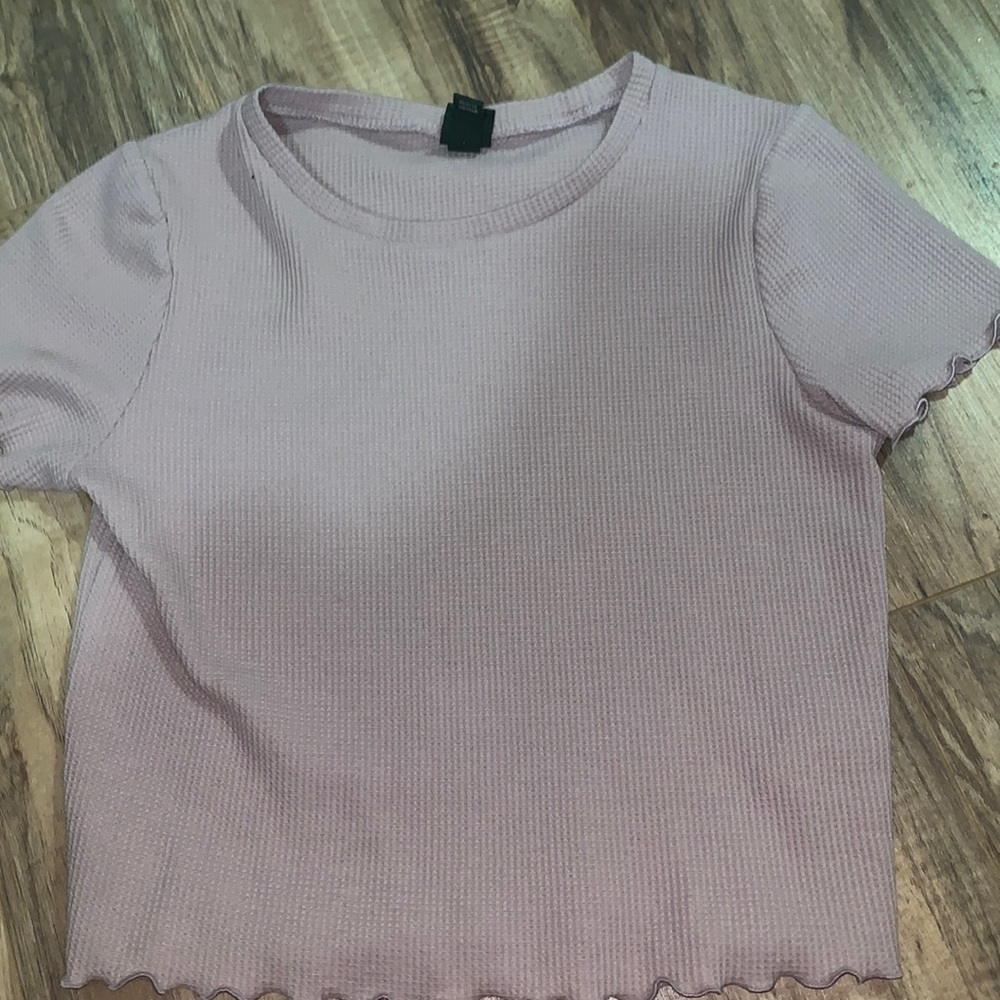 A cropped shirt